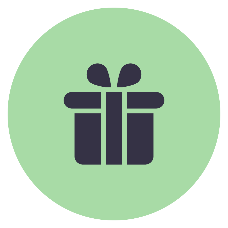 Gift wrapping available icon