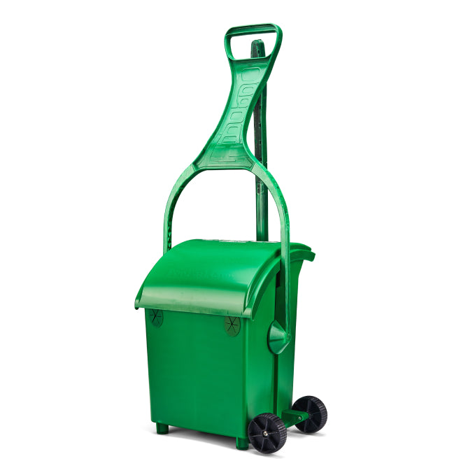 PooPail 2.0 Tall Green with Wheels