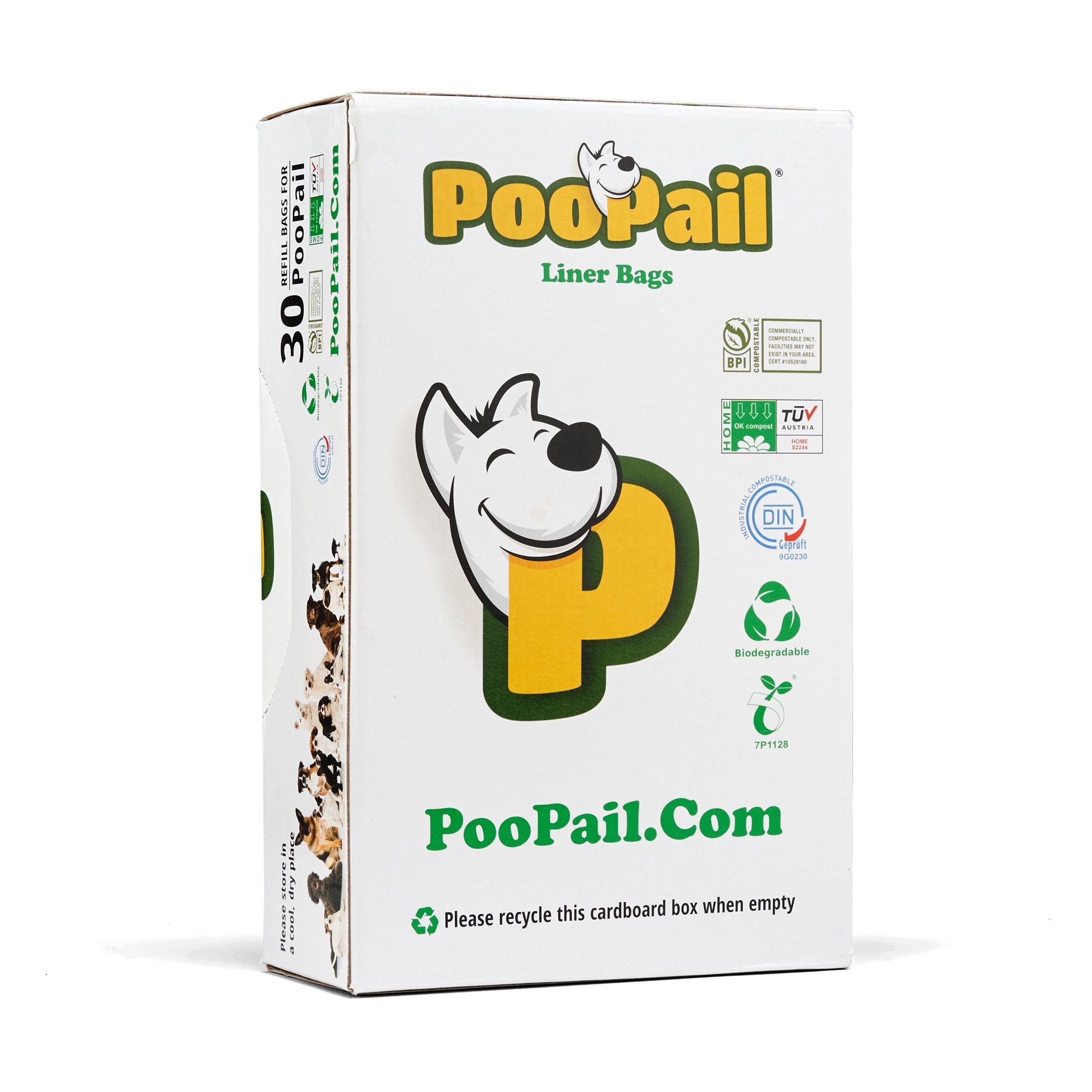 PooPail 1.0 - Tall Size WIth Wheels